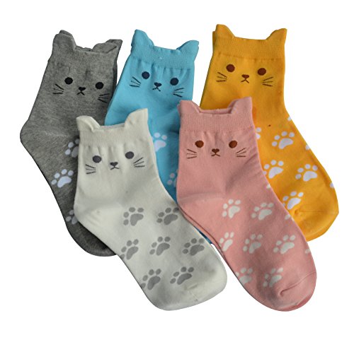 Jeasona Women's Cute Socks Cat Gifts for Women Fun…