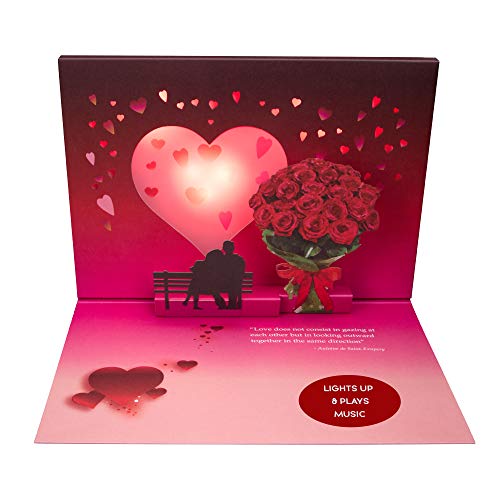 Pop Up Anniversary Card for Couple plays "Just the Two of…