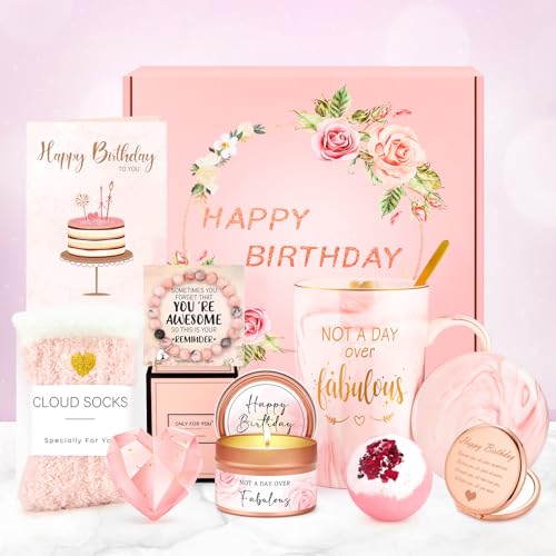 Birthday Gifts for Women Happy Birthday Gift Baskets for…