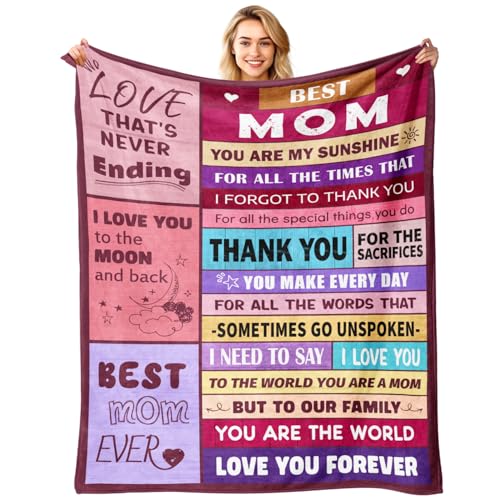 Sruemiul Mothers Day Blanket Gifts for Mom from Daughter…