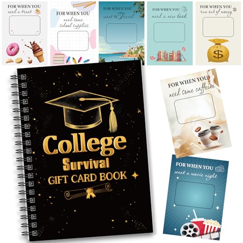 Zhanmai College Gift Card Book 7 x 5 Inch Graduation Gift…