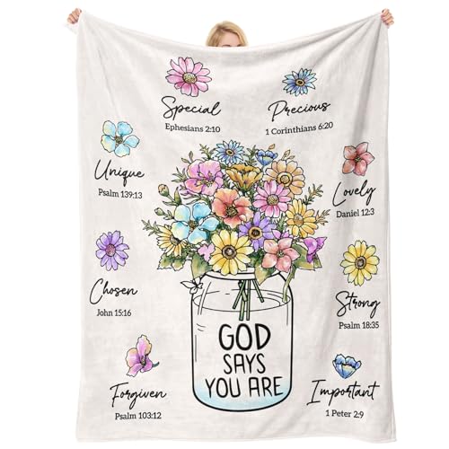 Christian Gifts for Women, Christian Blanket with…