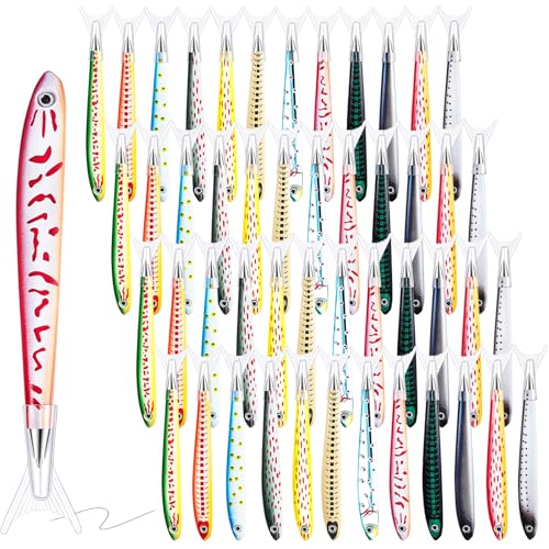 Outus 50 Pieces Fish Pens Fishing Birthday Party Favors…