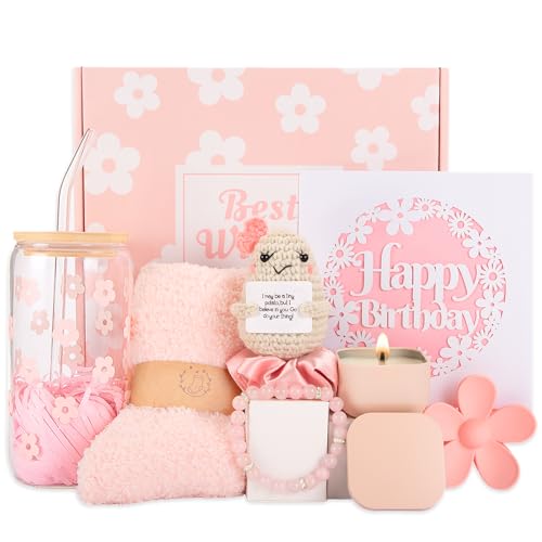 Nunubeo Birthday Gifts for Teen Girls, Cute Pink Birthday…