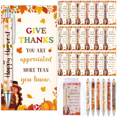Marspark 30 Sets Fall Gifts Bulk Thanksgiving Ballpoint…