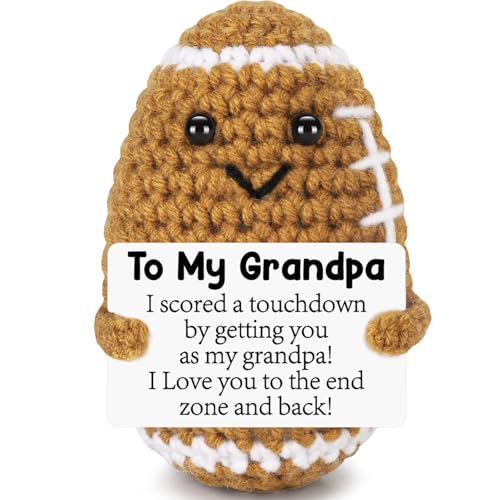 Mini Funny Grandpa Gifts from Grandkids, Handmade Crochet…