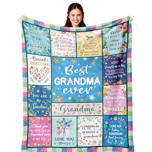 Nicetous Mothers Day Blanket for Grandma